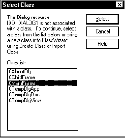     MFC AppWizard