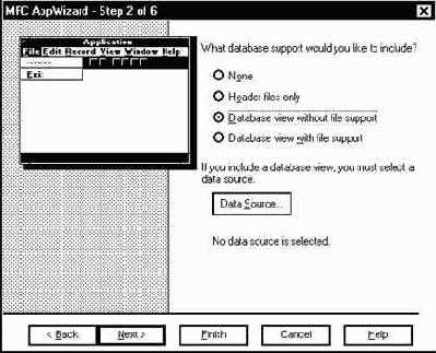 MFC AppWizard и базы данных
