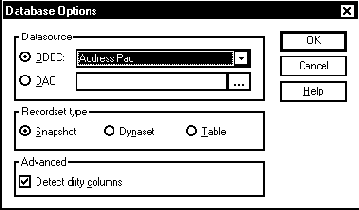 MFC AppWizard и базы данных